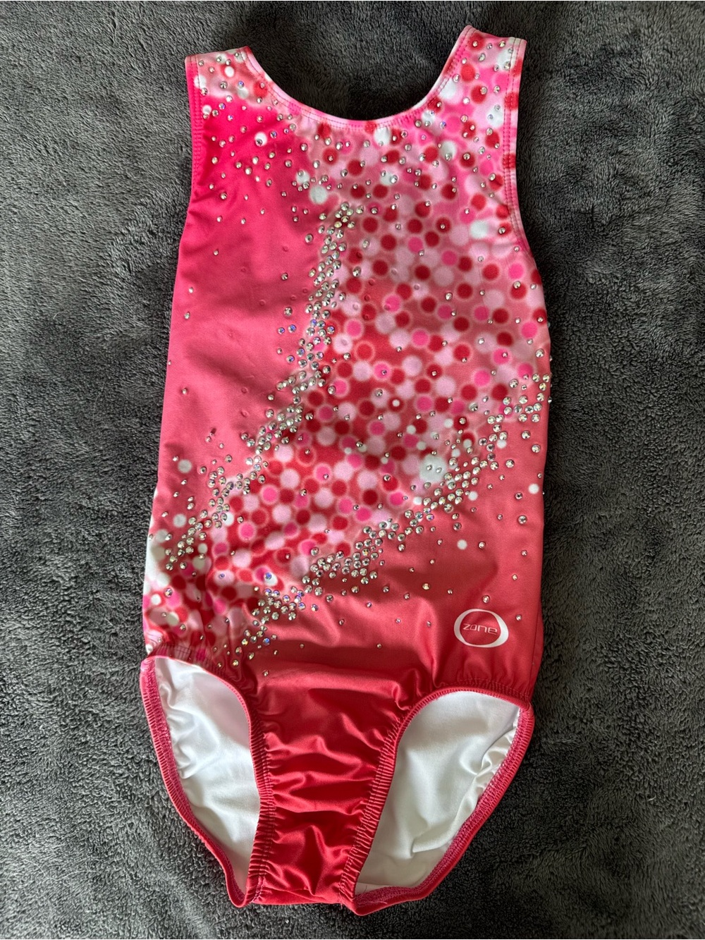 Zone Girls' Pink Crystal-Accent One-Piece Bodysuit